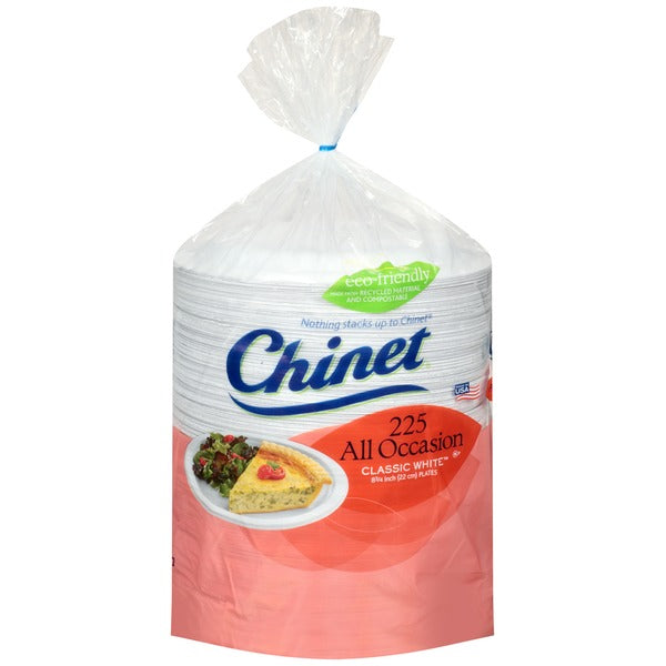 Chinet Premium Plastic 10 Oz. White Cups 420 Ct Bag