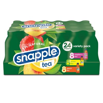 Snapple Peach Tea, 16 Fl Oz Glass Bottles, 6 Pack, Flavored