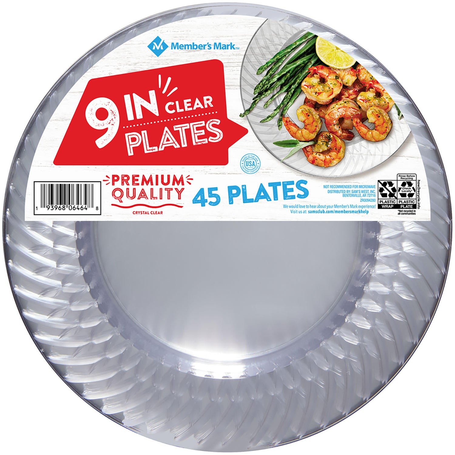 9 clear plastic plates best sale