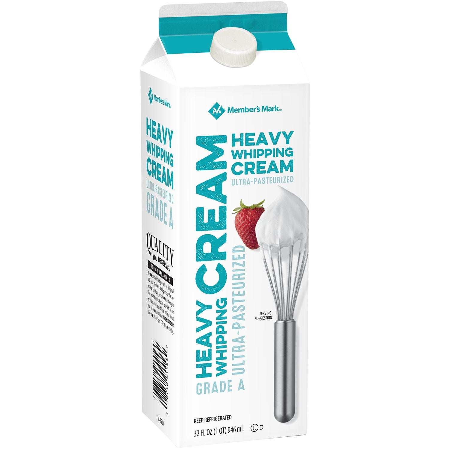 Organic Whipping Cream, Non-Homogenized