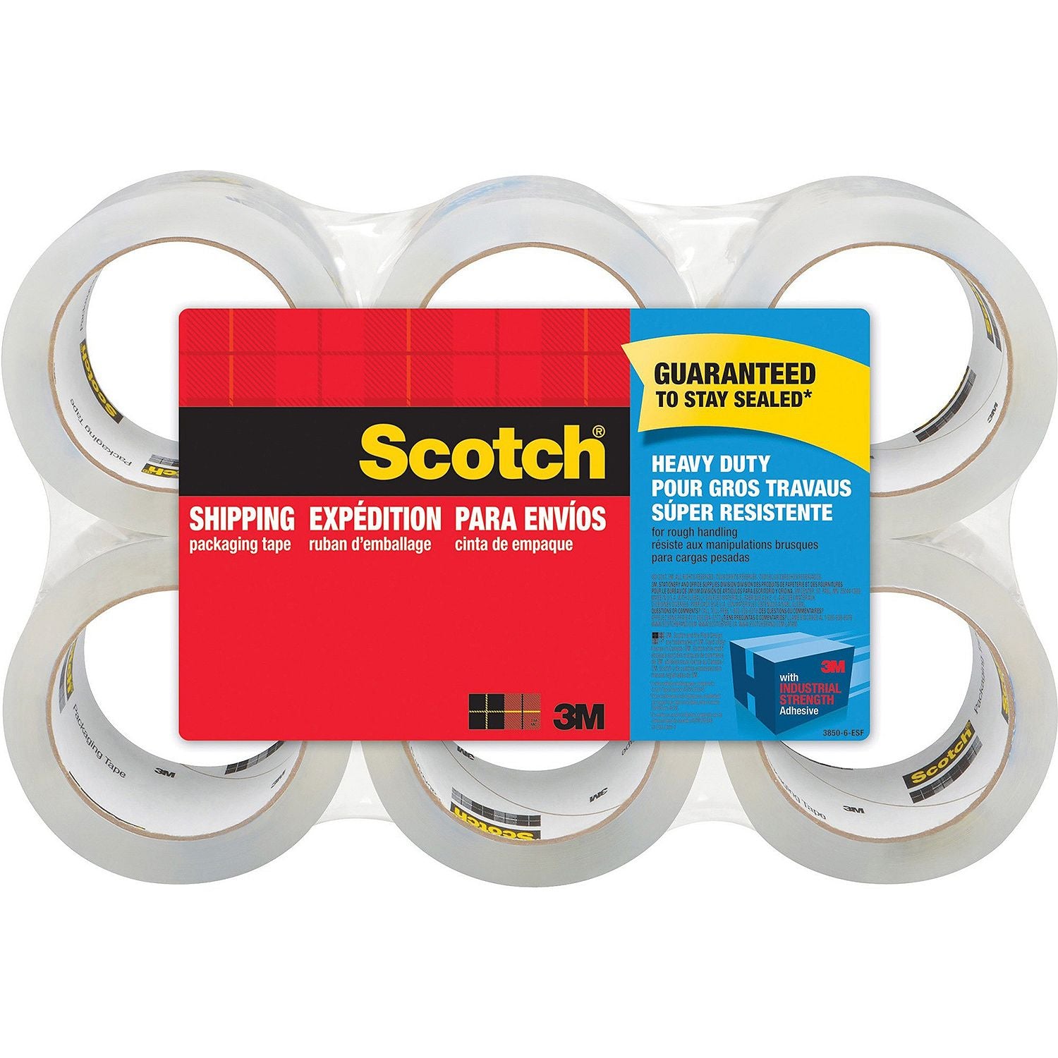 Scotch - Scotch, Packaging Tape, Shipping, Heavy Duty, Shop