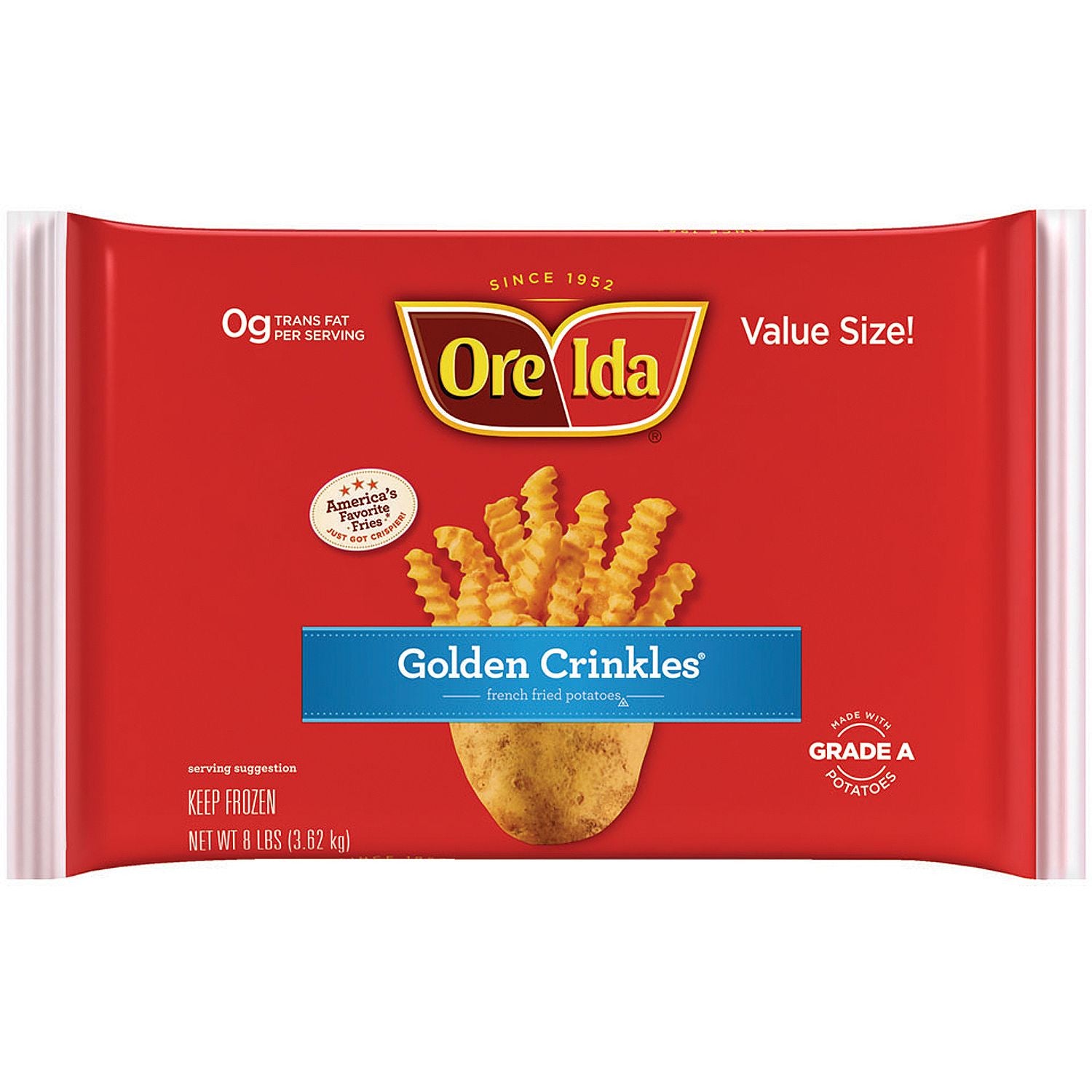 Ore-Ida® Premium 5/16 Thin Crinkle Cut PXL Fries (6x5 lbs)