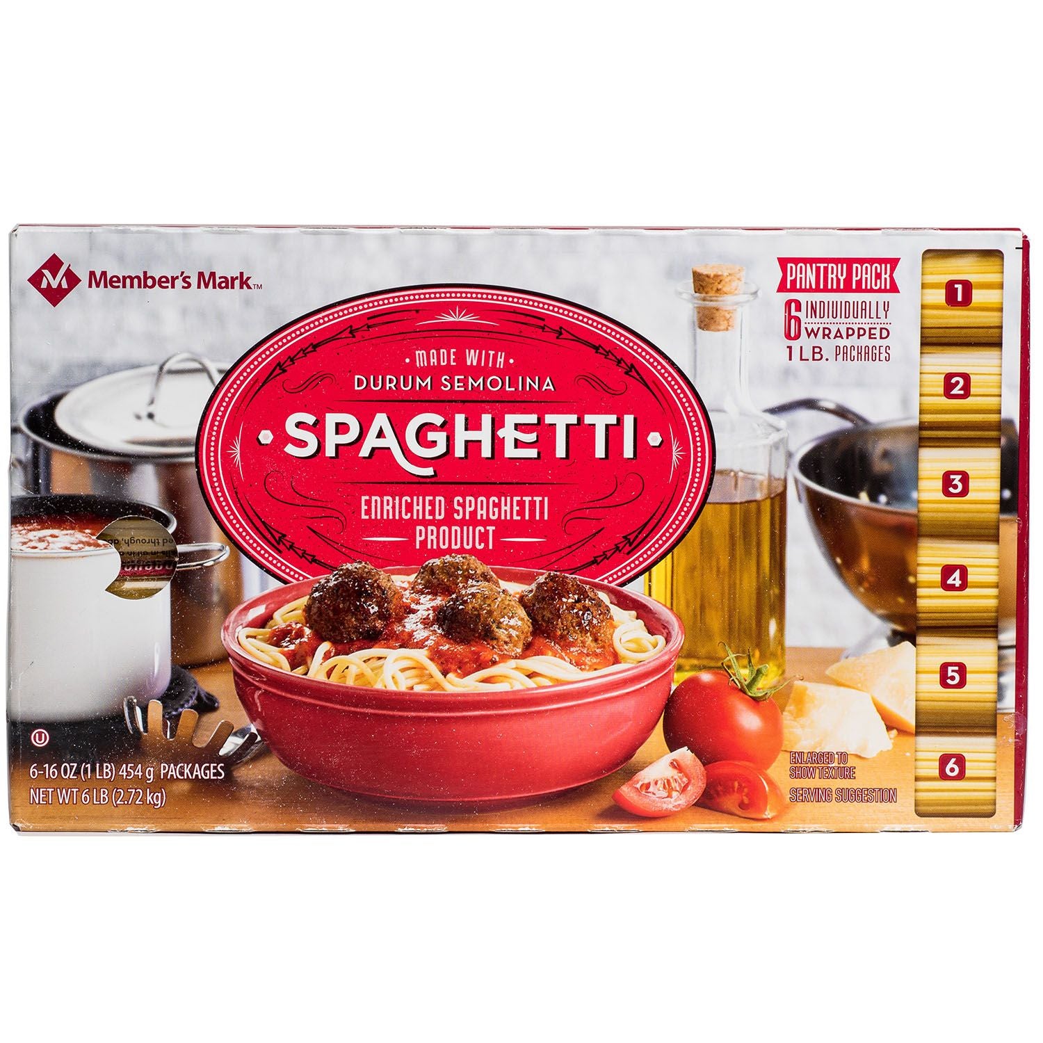 Spaghetti Pantry Pack (1 lb. ea, 6 ct.) – My Kosher Cart