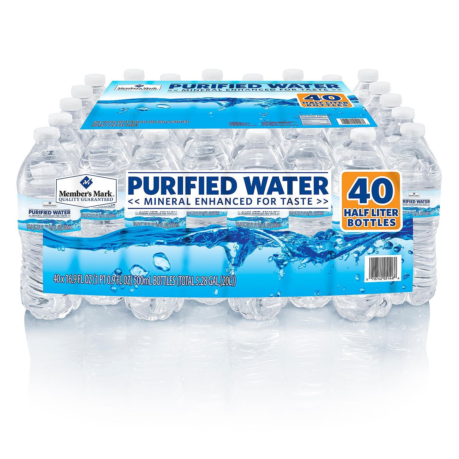Member's Mark Purified Bottled Water (8 fl. oz., 80 pk.)