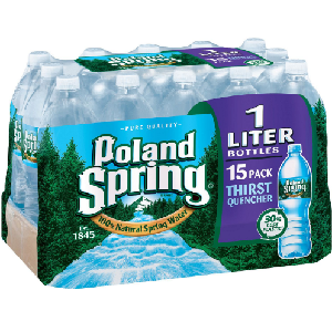 Spring Water -- 1 Liter | 12 Pack