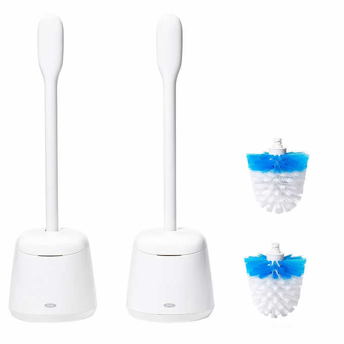 OXO Toilet Brush Replacement Head - White 1 ct