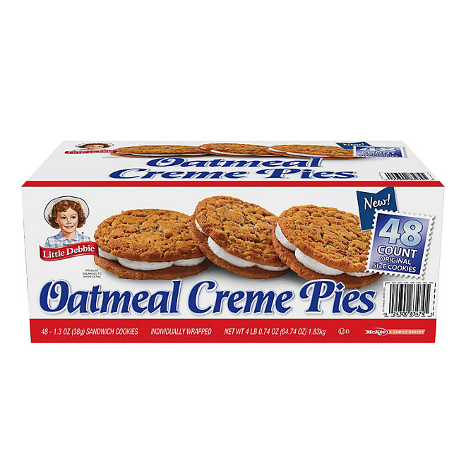 Little Debbie Oatmeal Creme Pies, 1.3 oz., 48 pk.