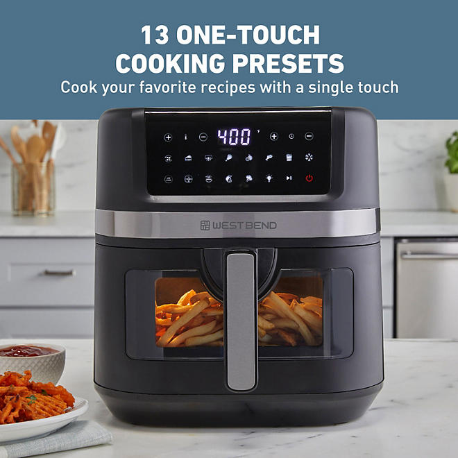 West Bend 7QT Air Fryer With 13 One-Touch Presets