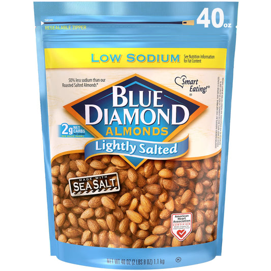 Blue Diamond Lightly Salted Whole Almonds, 40 oz.