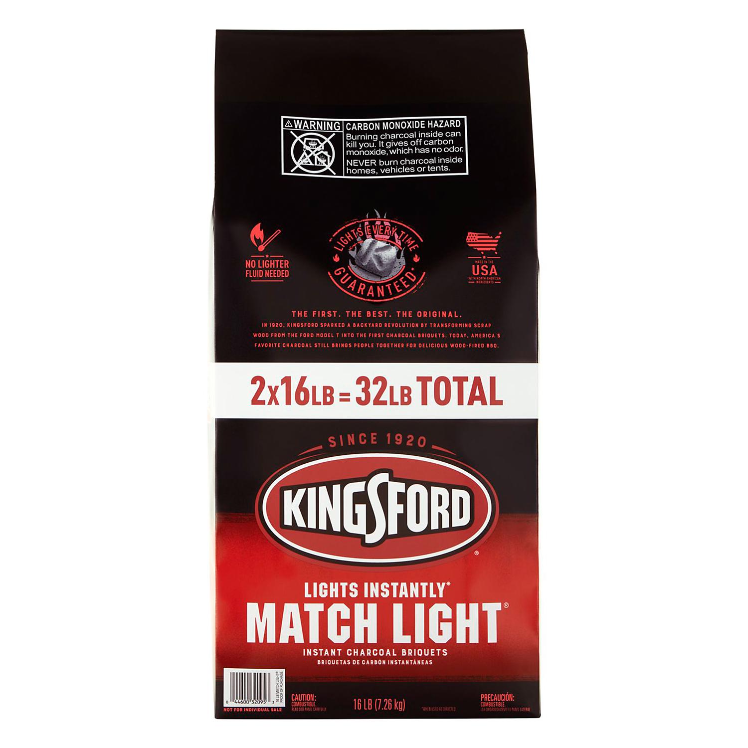 Kingsford Match Light Instant Charcoal Briquets 15.4 lb. bags 2 ct. My Kosher Cart