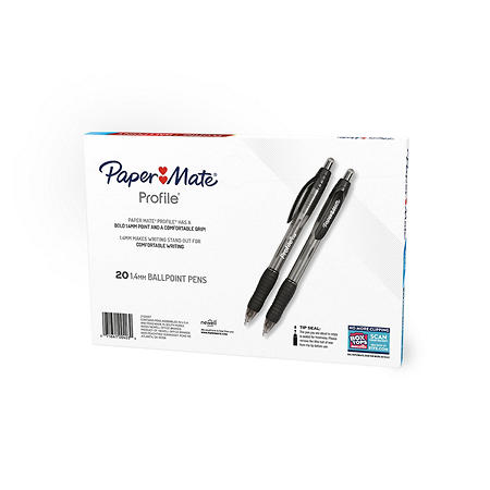 Paper Mate® Profile Retractable Ballpoint Pen Pack - Assorted, 4