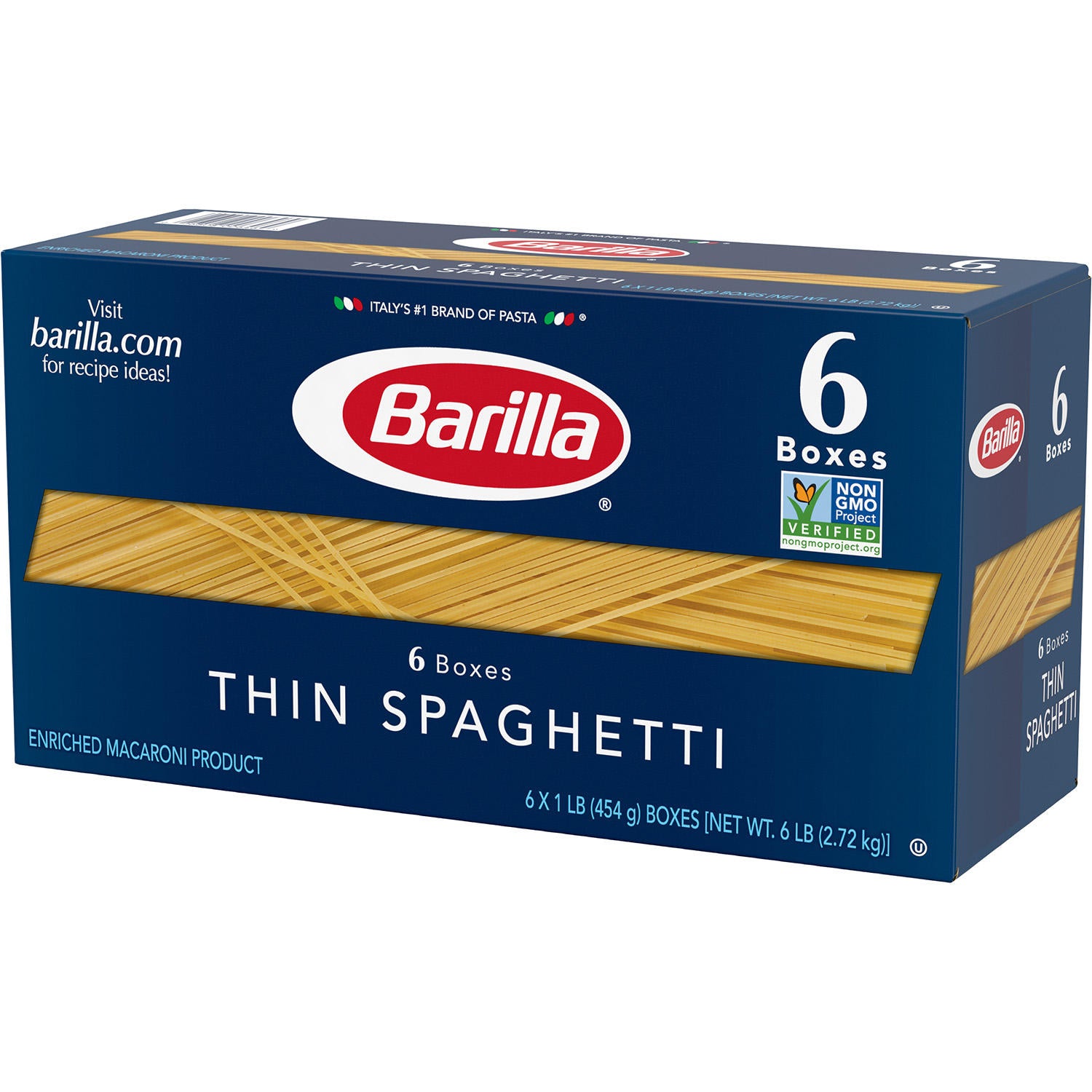 Barilla Pasta Thin oz., Cart Kosher Spaghetti pk.) 6 My (16 –
