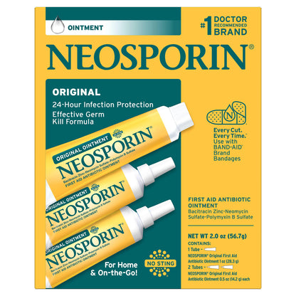 Neosporin Original Ointment (1 oz. tube + .5 oz. tube, 2 pk.)