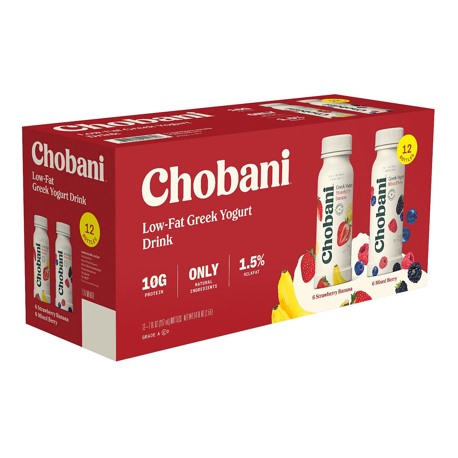 Chobani Low-Fat Greek Yogurt Drink, 12, 47% OFF