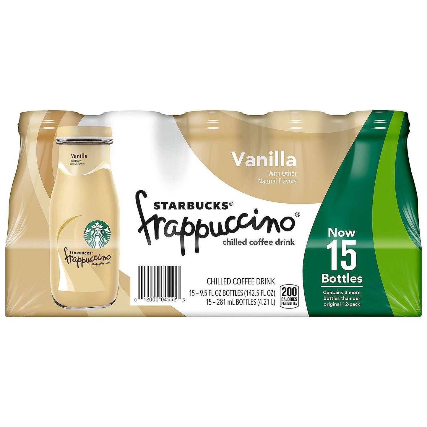Starbucks Frappuccino Caramel Iced Coffee, 9.5 oz, 4 Pack Bottles 