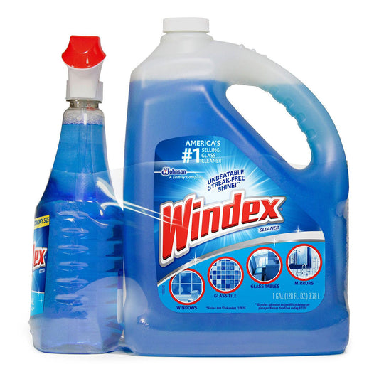  Windex Original Glass and Surface Wipes, 28 Count : Health &  Household