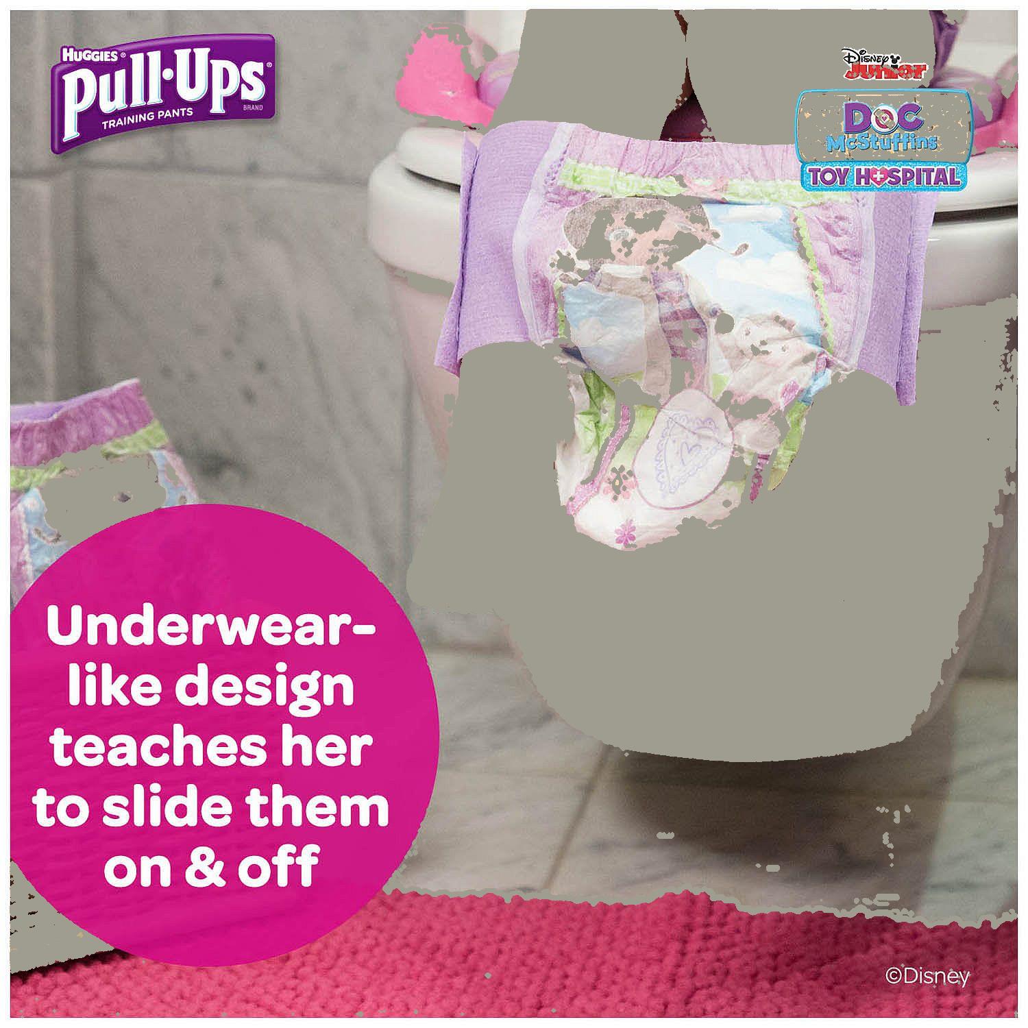 Pull-Ups Girls' Learning Design Pack Disposable Training Pants - 2T-3T -  124ct