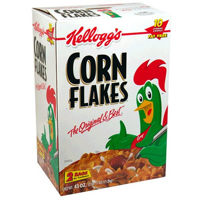 Kelloggs Corn Flakes Cereal 43.0 Total Ounce Two Bag Value Box