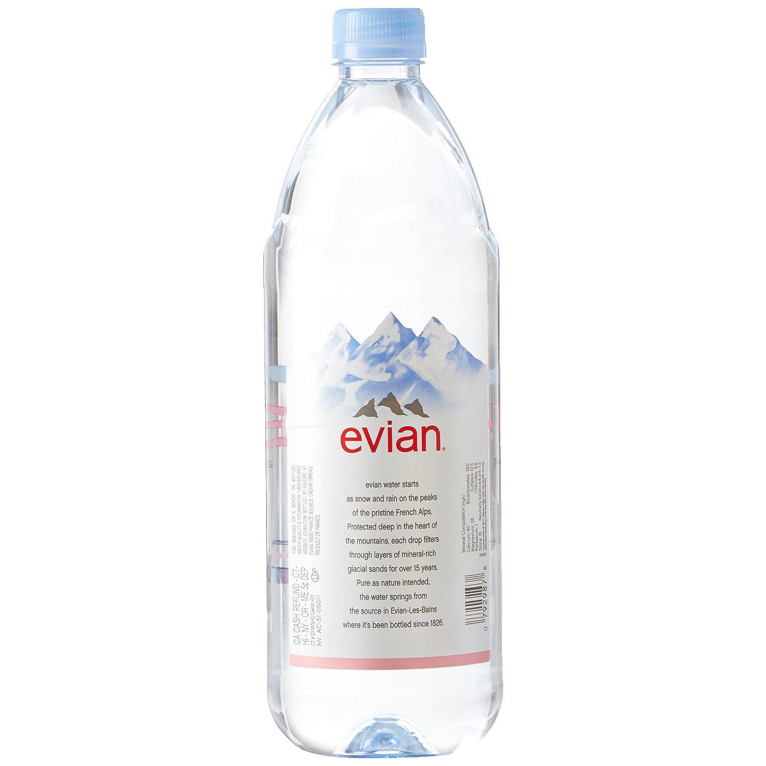 evian Natural Spring Water, Naturally Filtered Mauritius