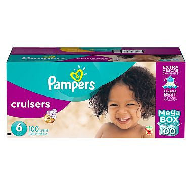 Pampers mega box size hot sale 6